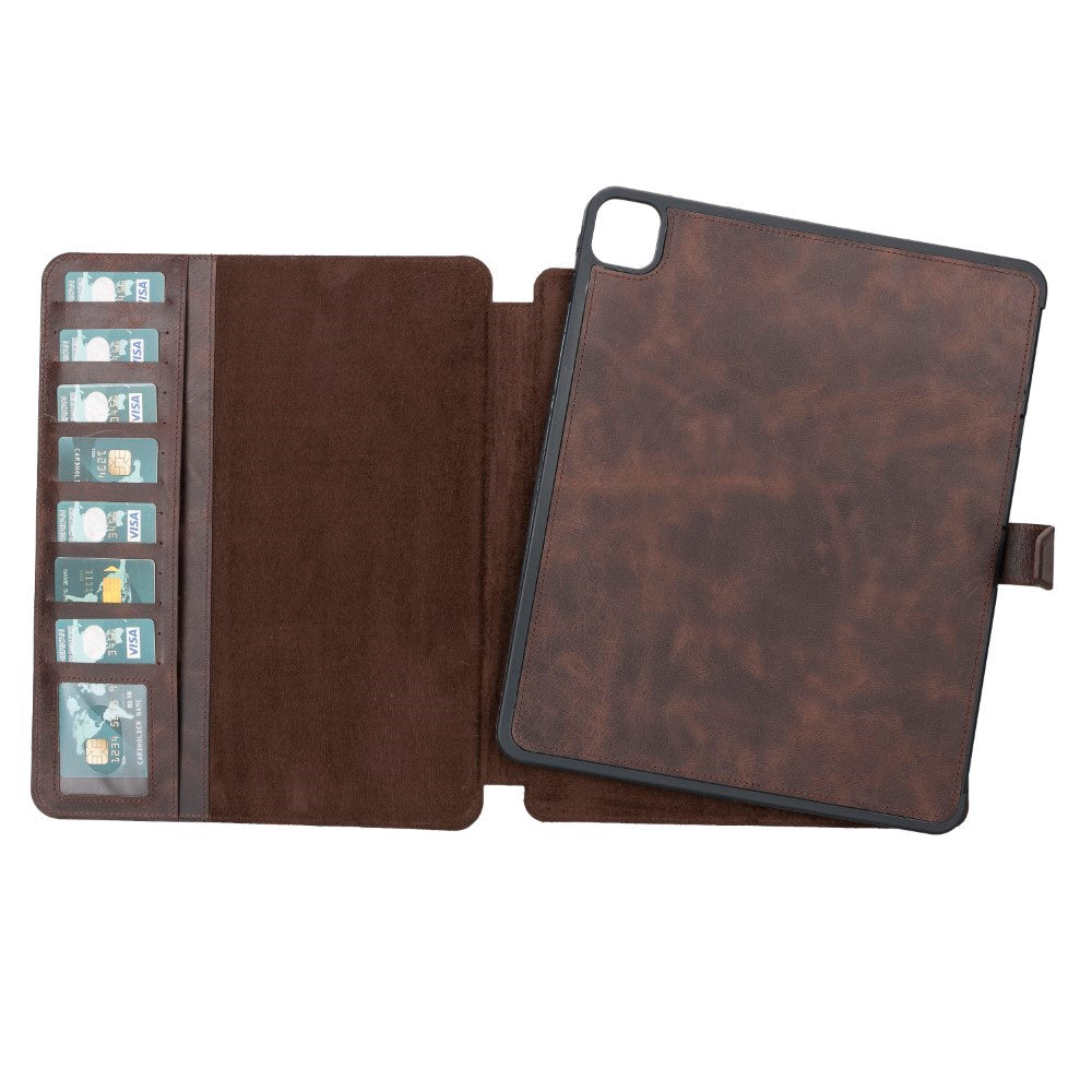 Eto iPad Series Genuine Leather Wallet Case