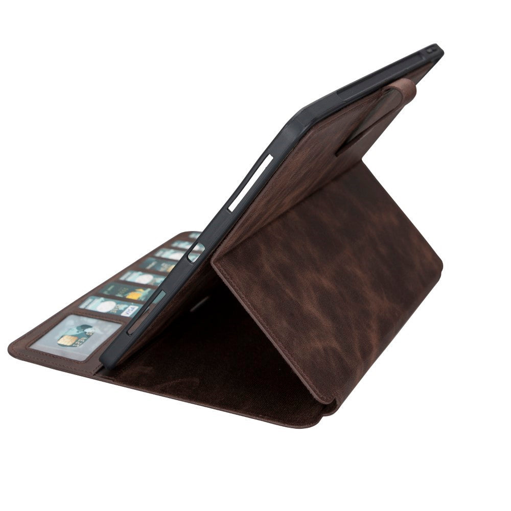 Eto iPad Series Genuine Leather Wallet Case