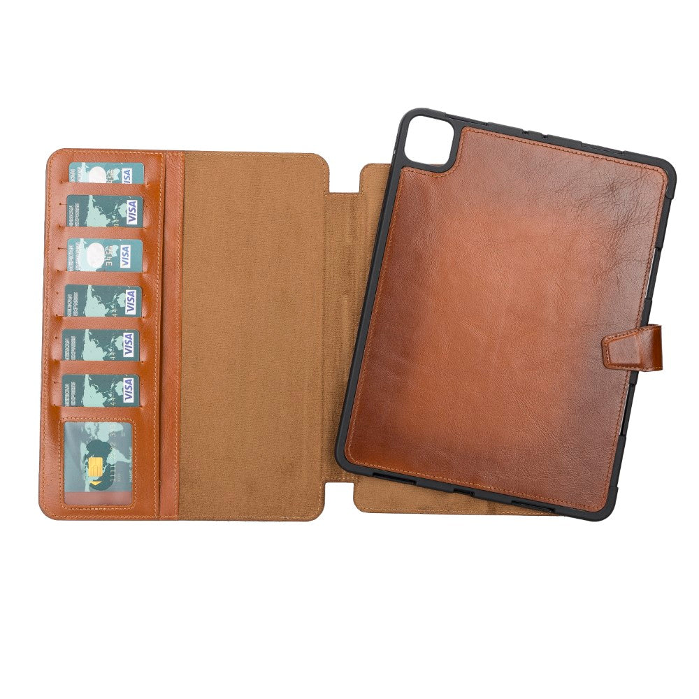 Eto iPad Series Genuine Leather Wallet Case