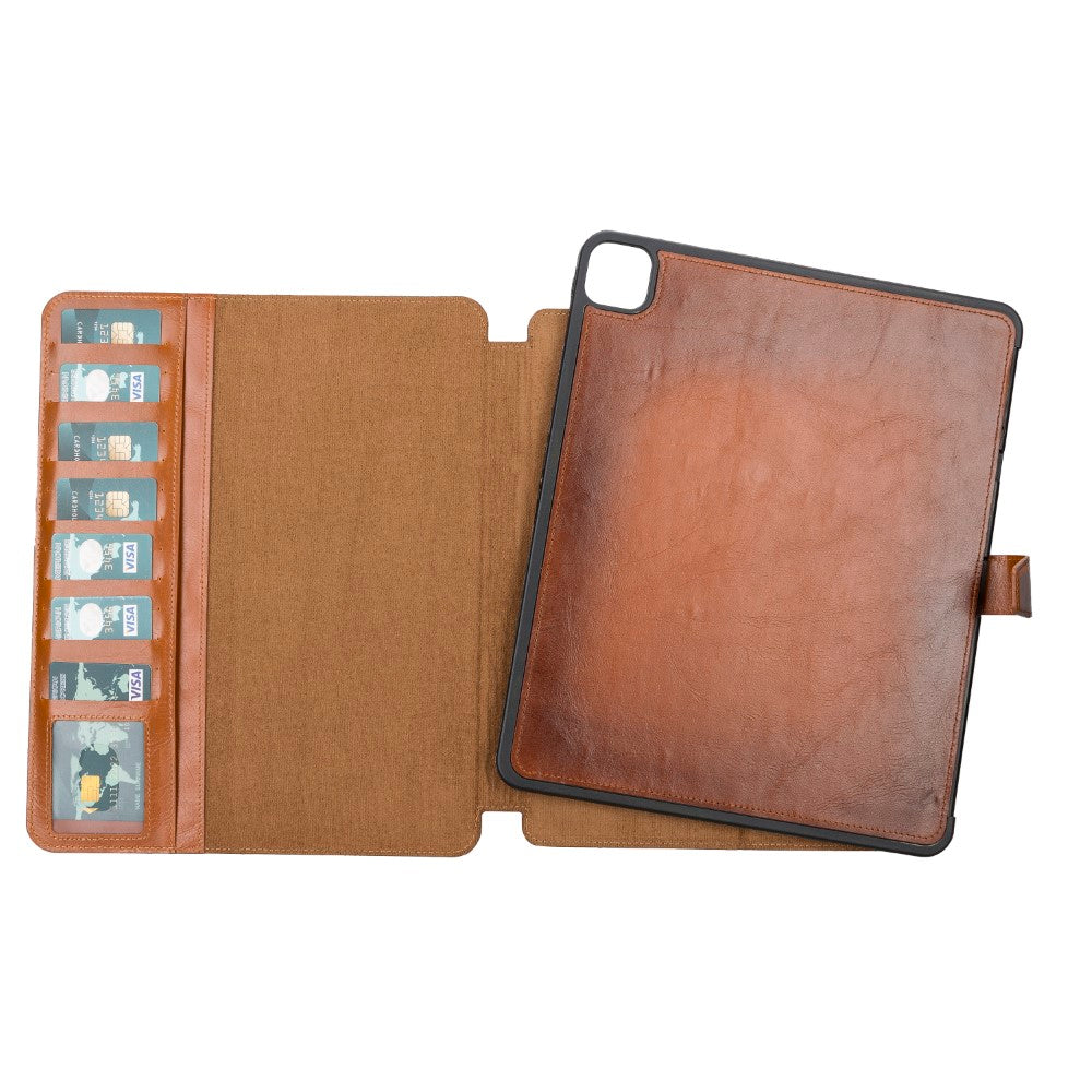 Eto iPad Series Genuine Leather Wallet Case