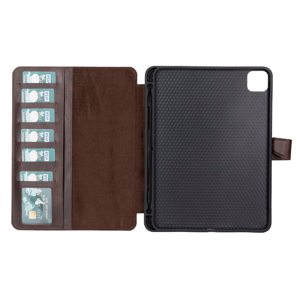 Eto iPad Series Genuine Leather Wallet Case