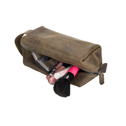 Eve Genuine Leather Dopp Kit - Medium