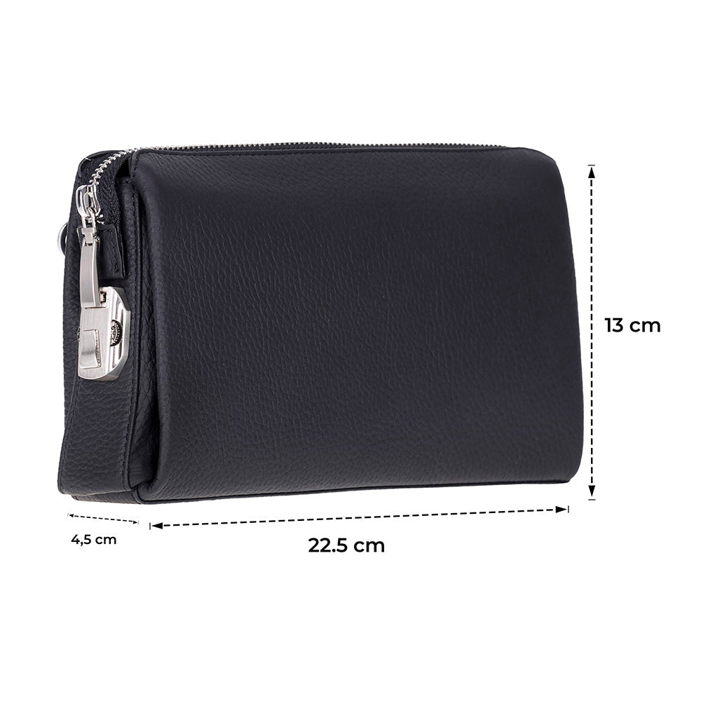 Lupus Leather Clutch Bag