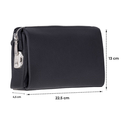 Lupus Leather Clutch Bag