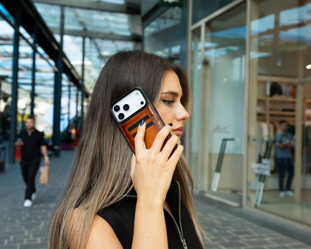 Flex Cover Leather iPhone 17 Pro Max Case with Card Holder