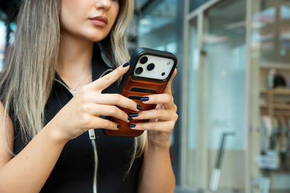 Flex Cover Leather iPhone 17 Pro Max Case with Card Holder