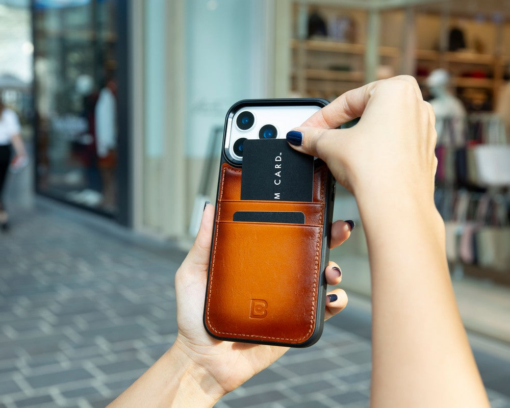 Flex Cover Leather iPhone 17 Pro Max Case with Card Holder