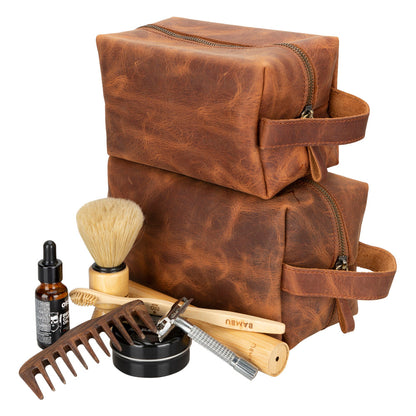 Eve Genuine Leather Dopp Kit - X-Large