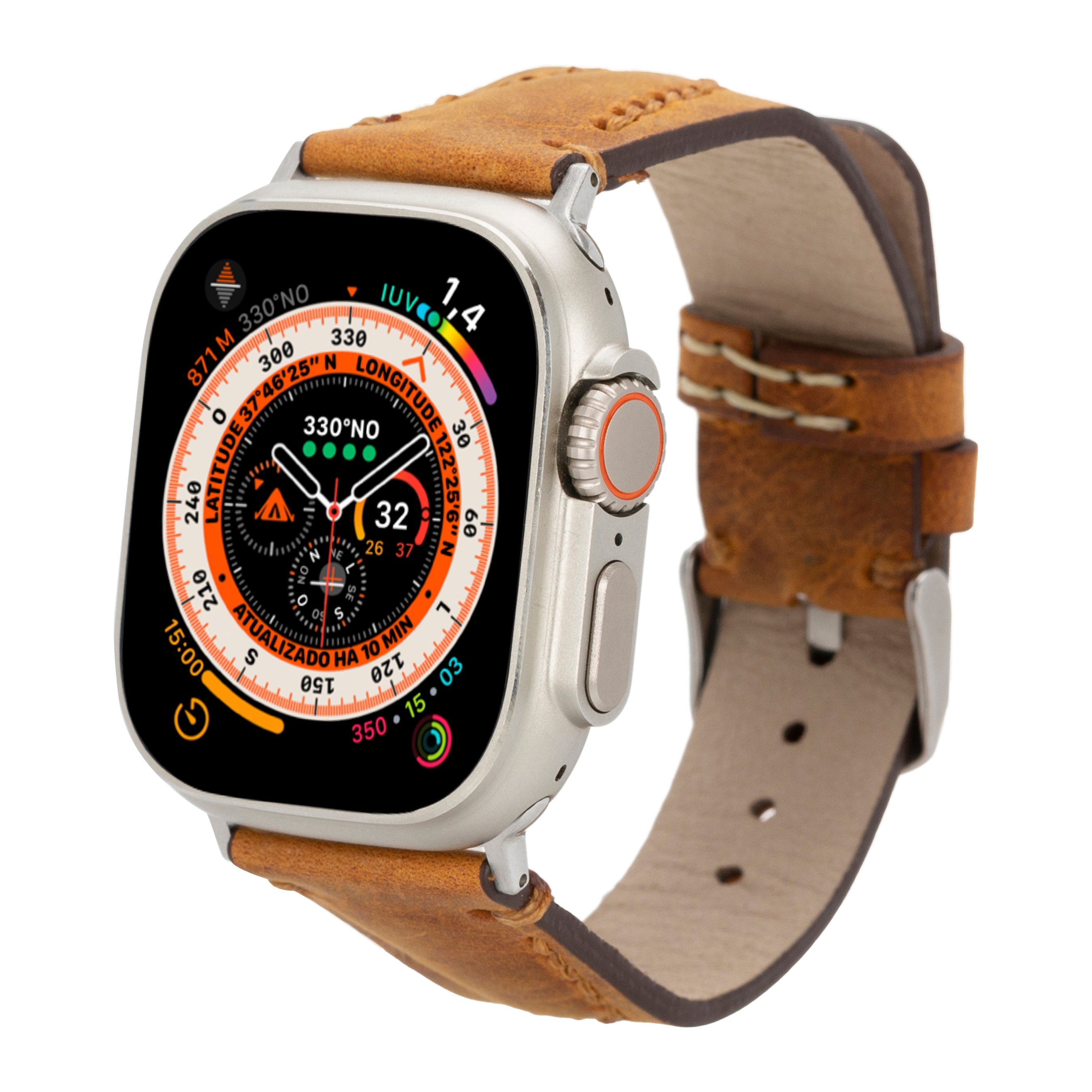 Avilla Style Genuine Leather Apple Watch Band