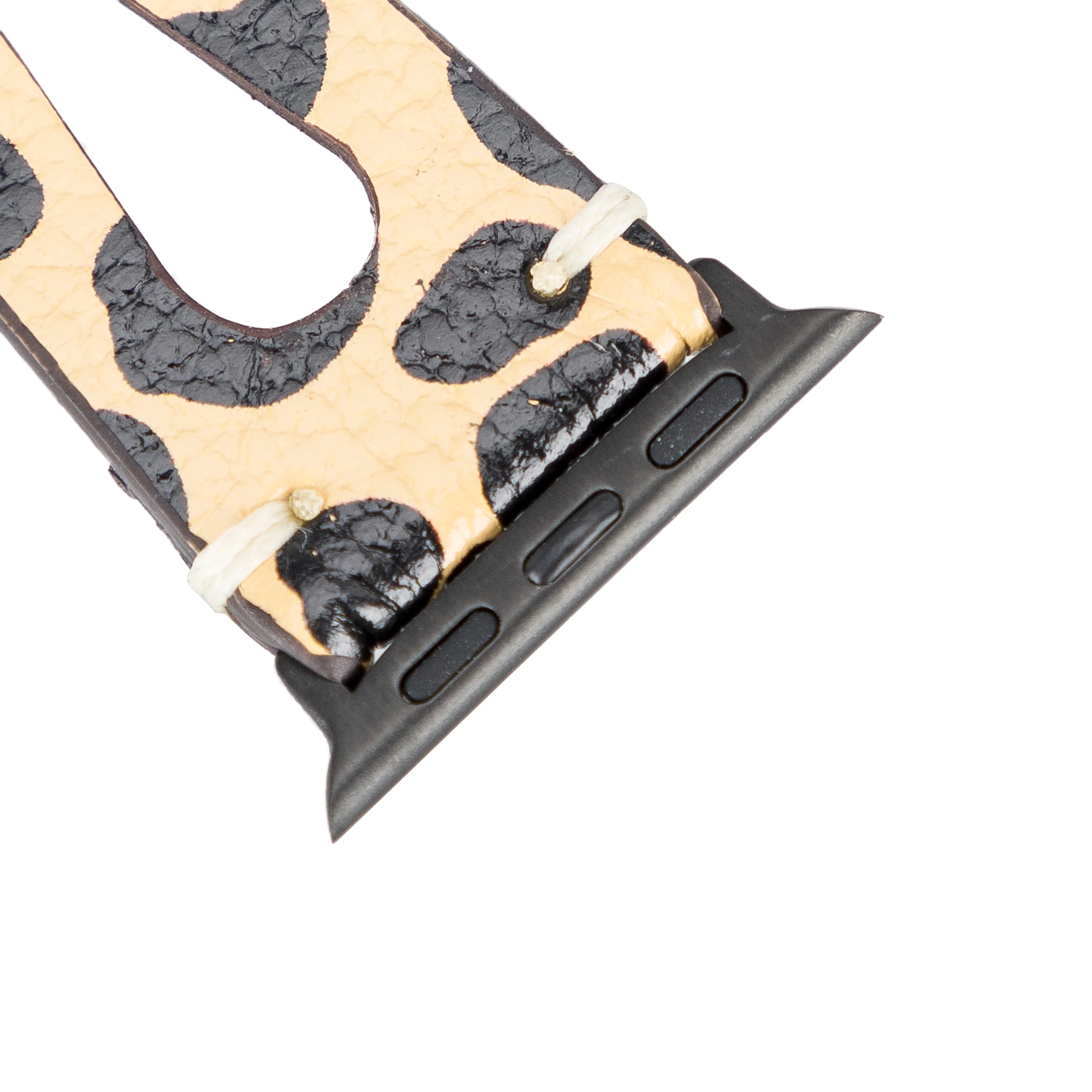Leather Apple Watch Bands - BA2 Style Drop Cut 38mm