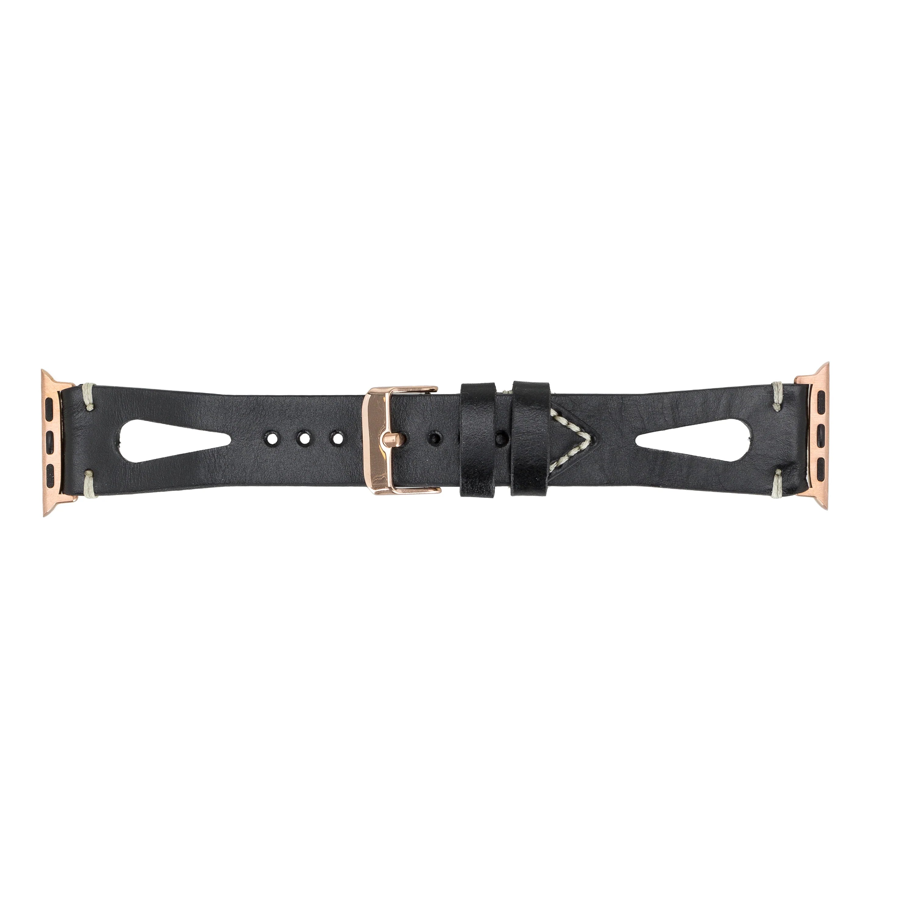TSC2 Style Drop Cut Genuine Leather Apple Watch Band