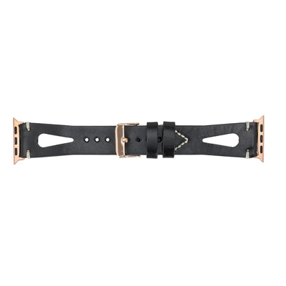 Leather Apple Watch Bands - BA2 Style Drop Cut 38mm