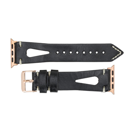 TSC2 Style Drop Cut Genuine Leather Apple Watch Band