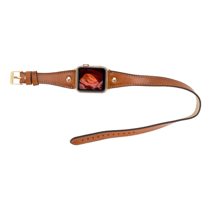 Hector Double Tour Leather Apple Watch Band