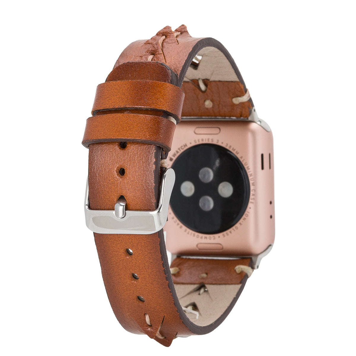 Mohawk Style Genuine Leather Apple Watch Band