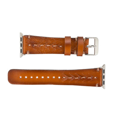 Mohawk Style Genuine Leather Apple Watch Band