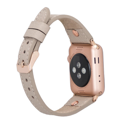 Classic Slim Style Genuine Leather Apple Watch Band