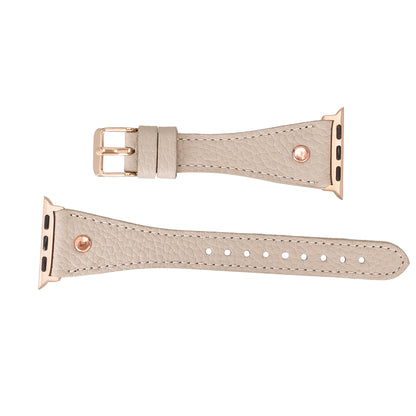 Classic Slim Style Genuine Leather Apple Watch Band