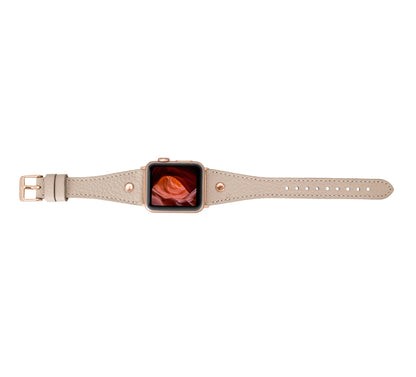 Classic Slim Style Genuine Leather Apple Watch Band