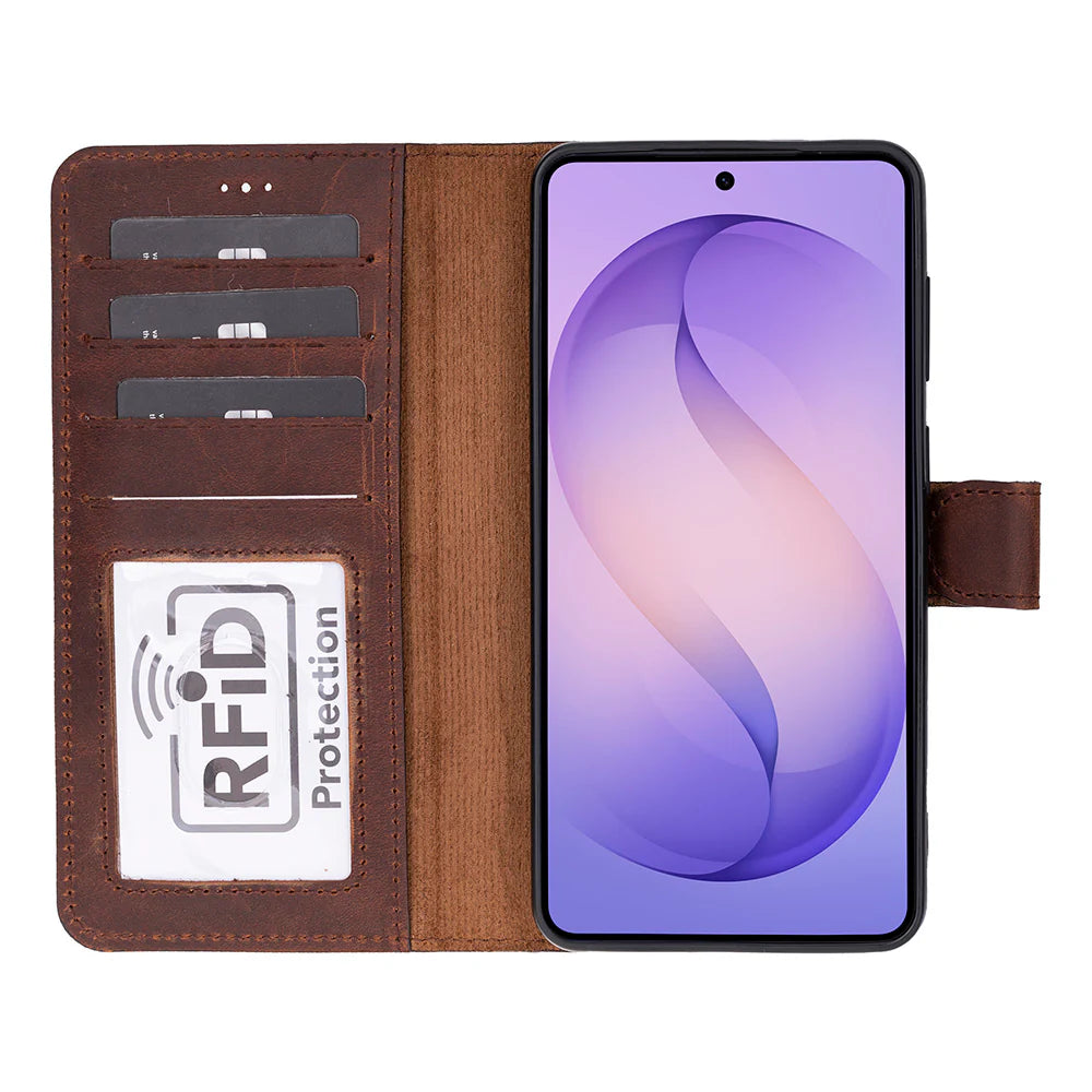 Magic Samsung Galaxy S26 Detachable Leather Wallet Case