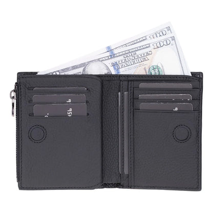 Rexon Leather Men's Wallet with Zipper