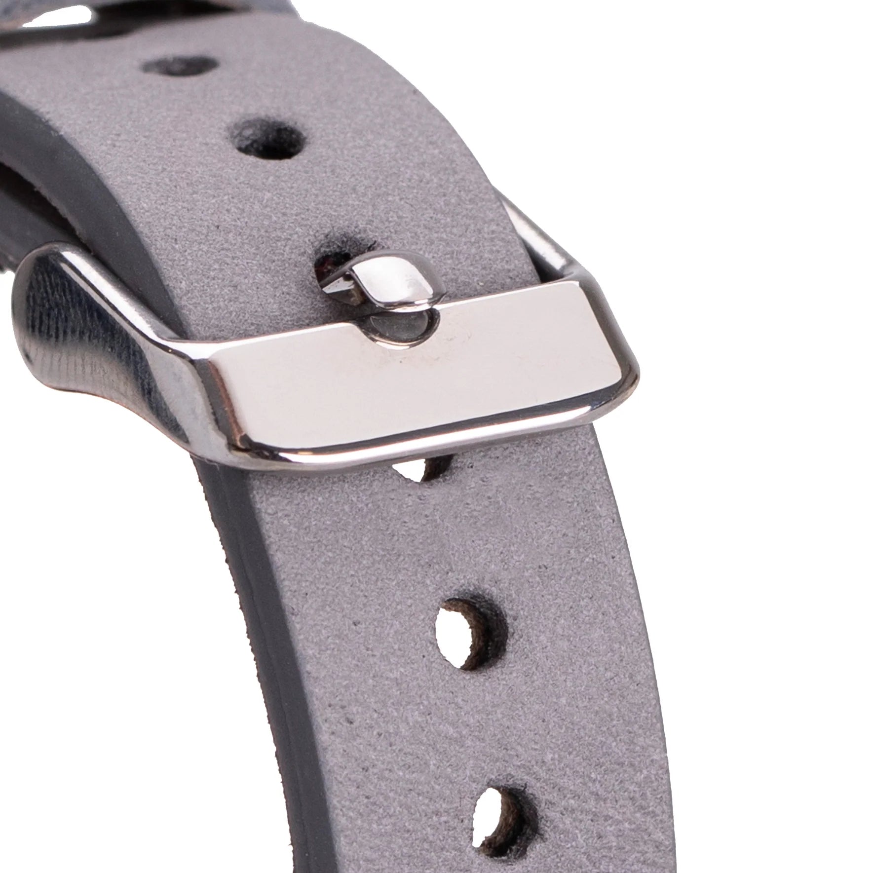 Ferro Silver Trok Style Leather Apple Watch Bands