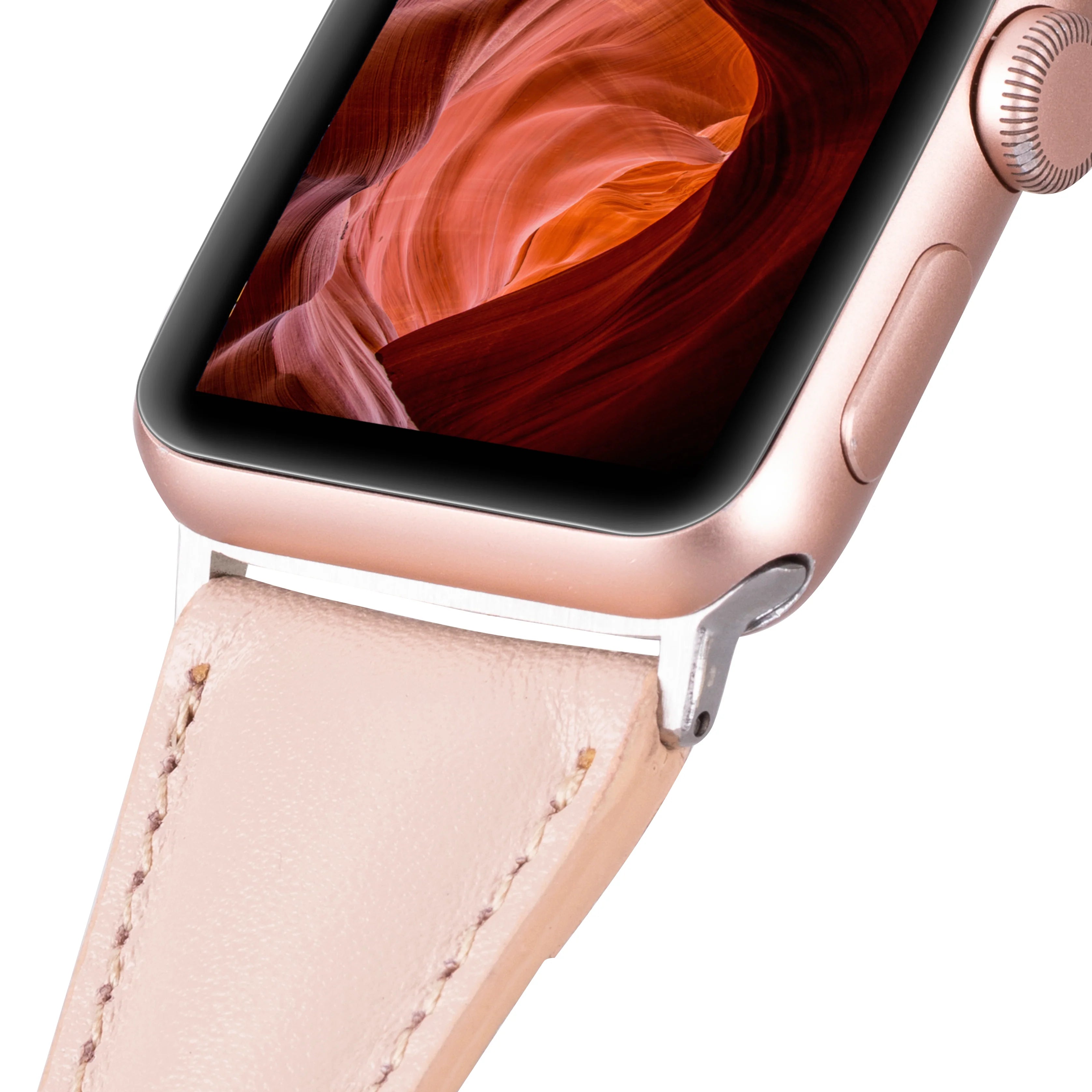Classic Slim Style Genuine Leather Apple Watch Band
