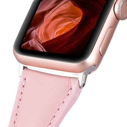 Classic Slim Style Genuine Leather Apple Watch Band