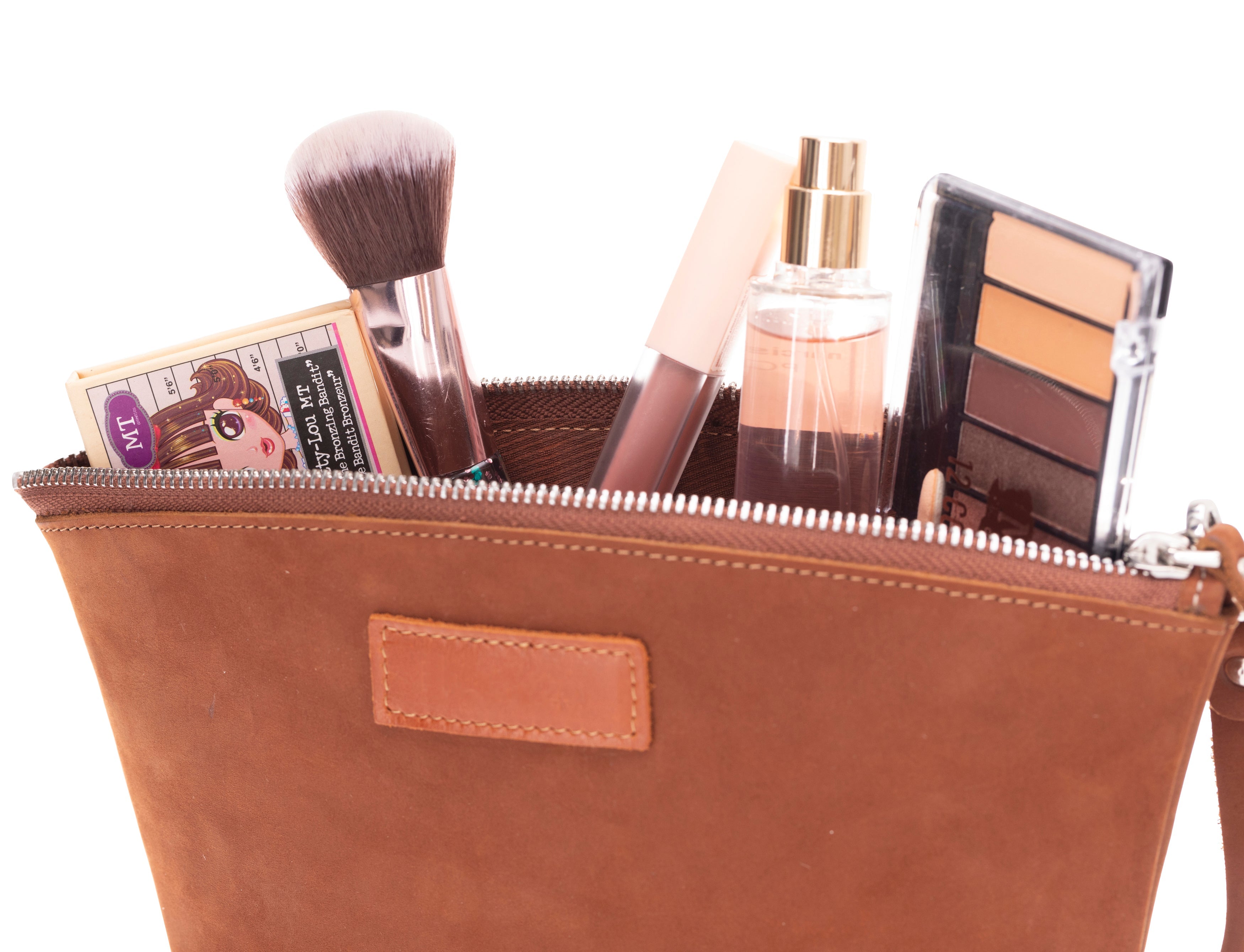 Lilly Leather Makeup Dopp Kit