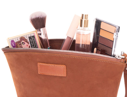 Lilly Leather Makeup Dopp Kit