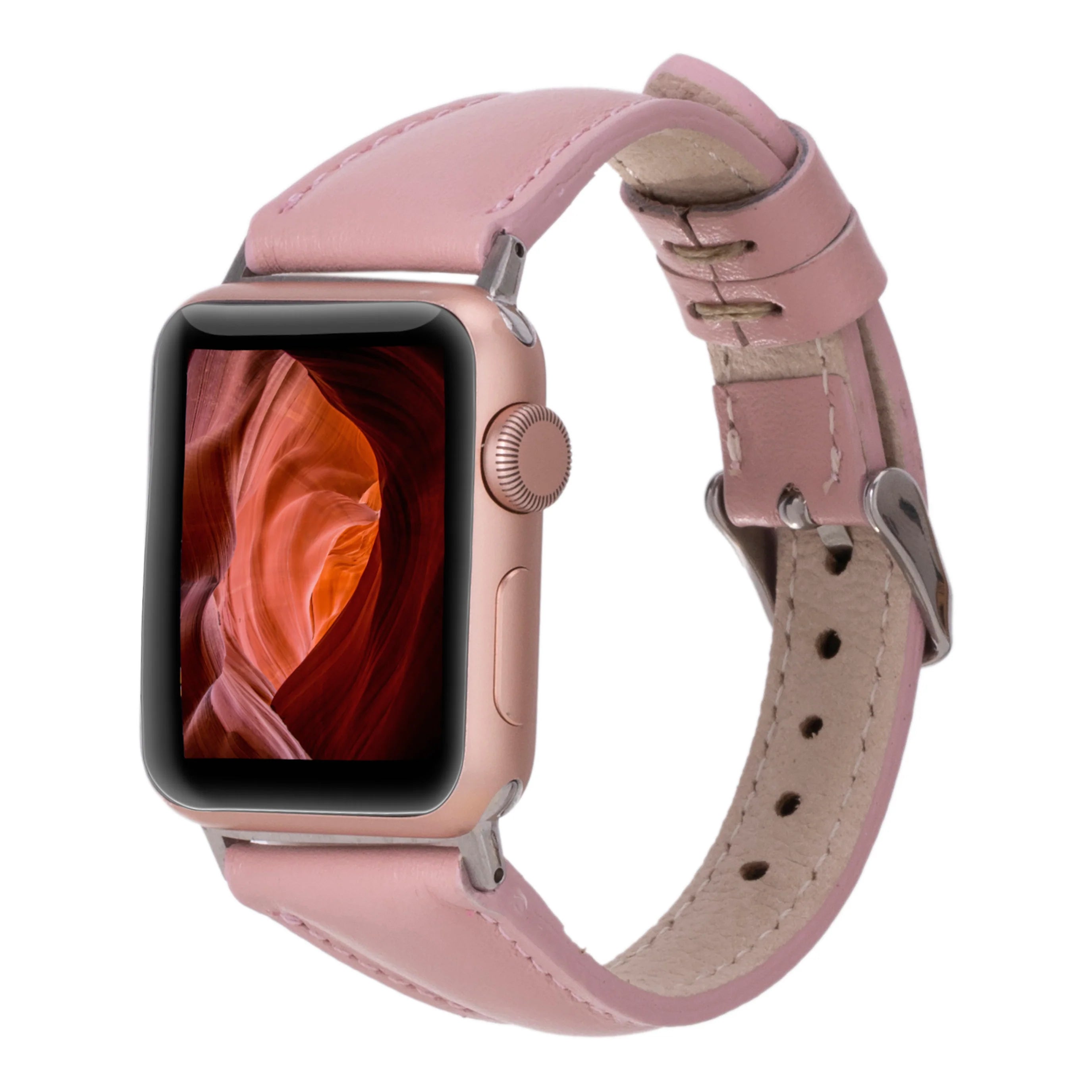Classic Slim Style Genuine Leather Apple Watch Band