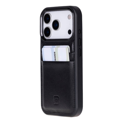 Flex Cover Leather iPhone 17 Pro Case with Card Holder