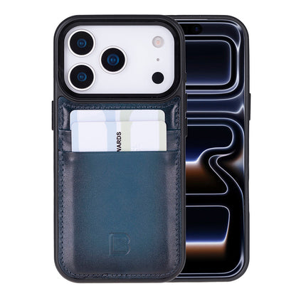 Flex Cover Leather iPhone 17 Pro Case with Card Holder