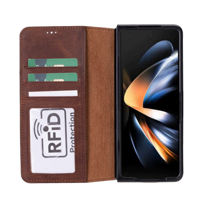 Samsung Galaxy Z Fold 5 Leather Wallets - MWS