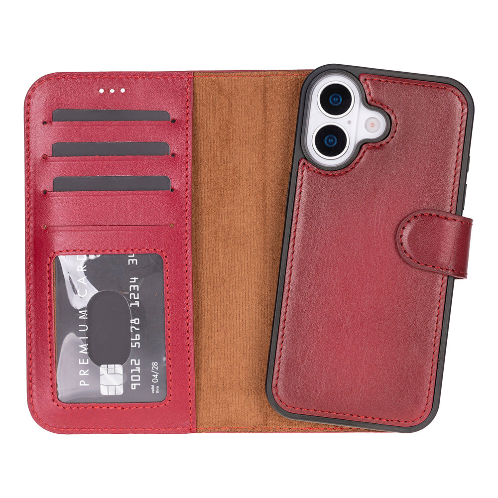 Magic iPhone 17 Leather Detachable Wallet Case
