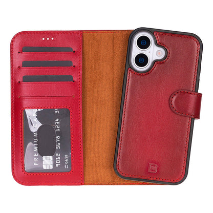 Magic iPhone 17 Detachable Leather Wallet Case