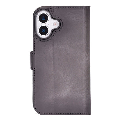 Magic iPhone 17 Detachable Leather Wallet Case