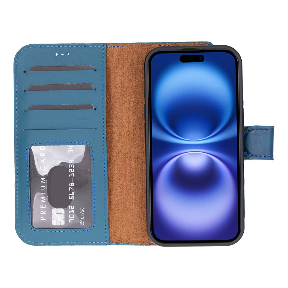 Magic iPhone 17 Detachable Leather Wallet Case