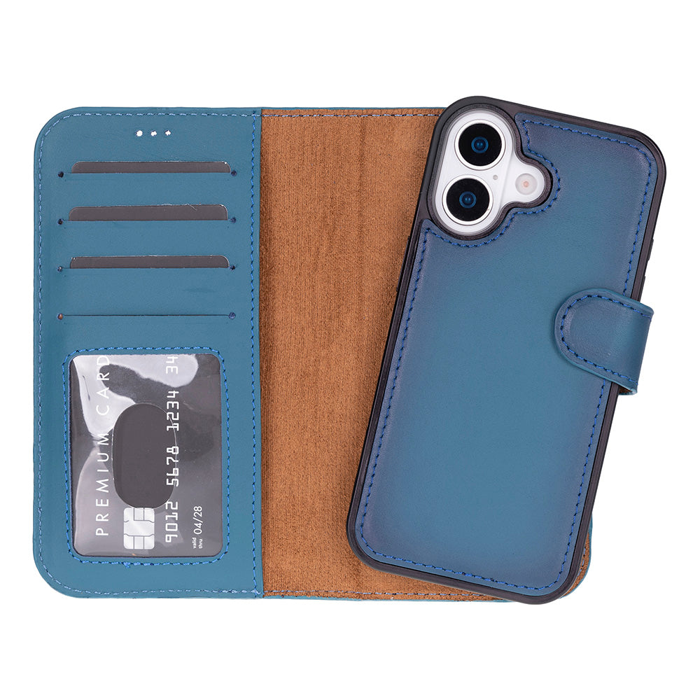 Magic iPhone 17 Detachable Leather Wallet Case