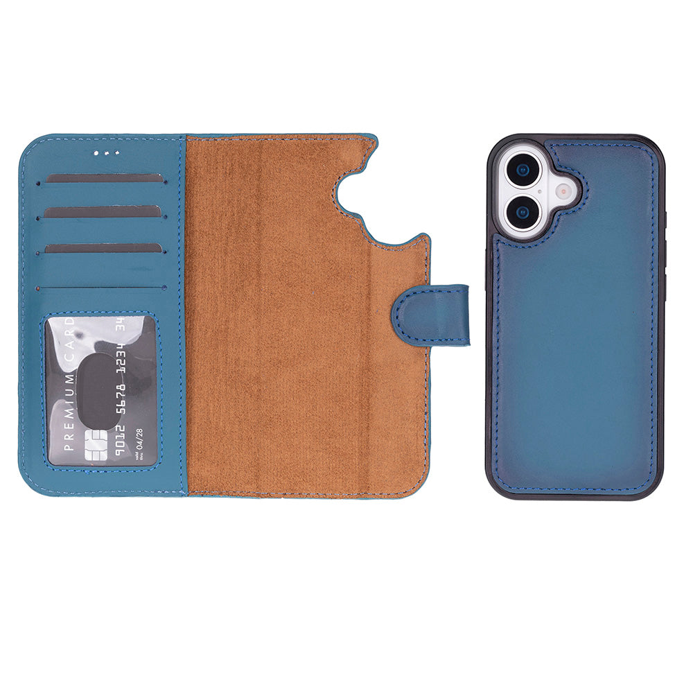 Magic iPhone 17 Detachable Leather Wallet Case