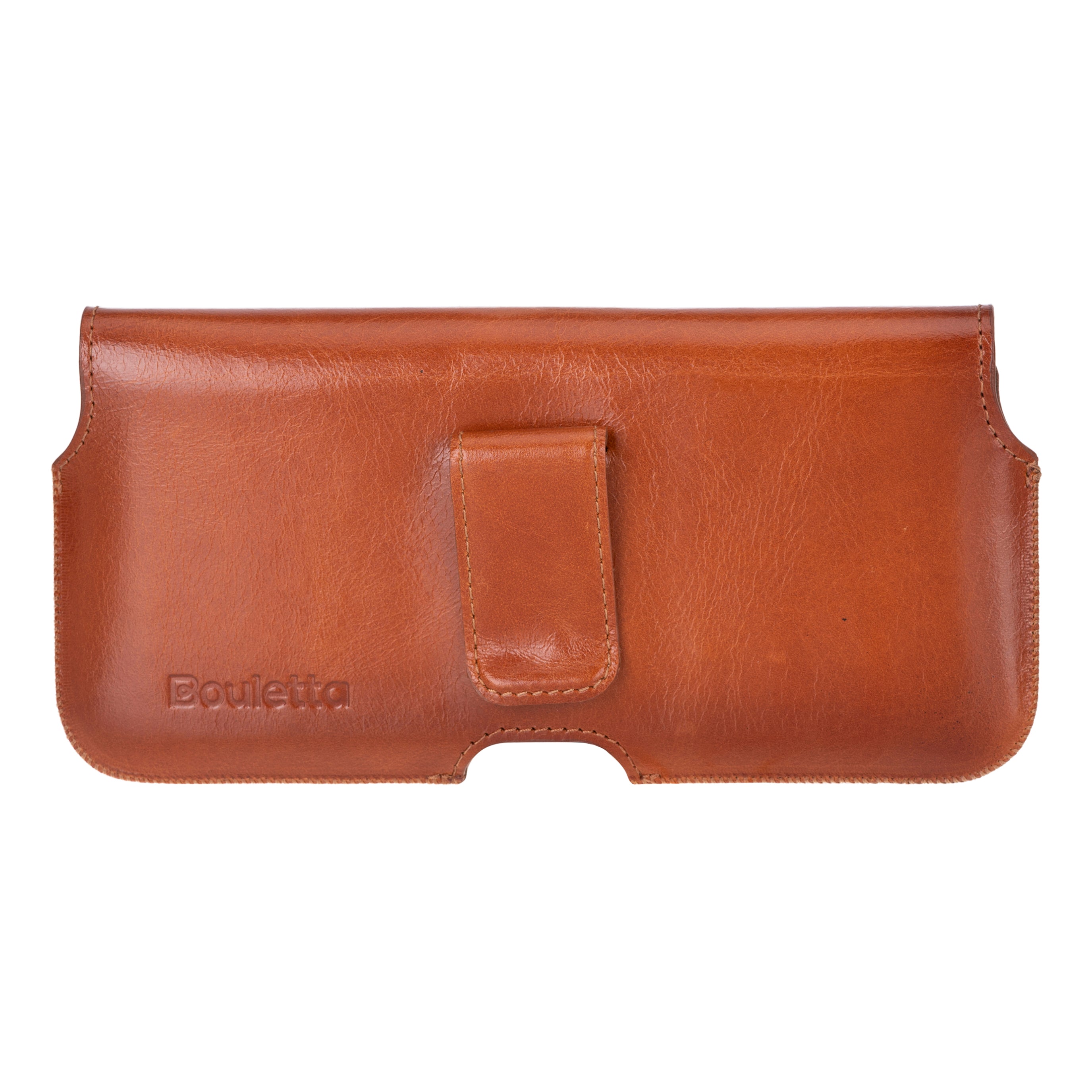 Aslant Leather Belt Phone Case Up to 6.9"