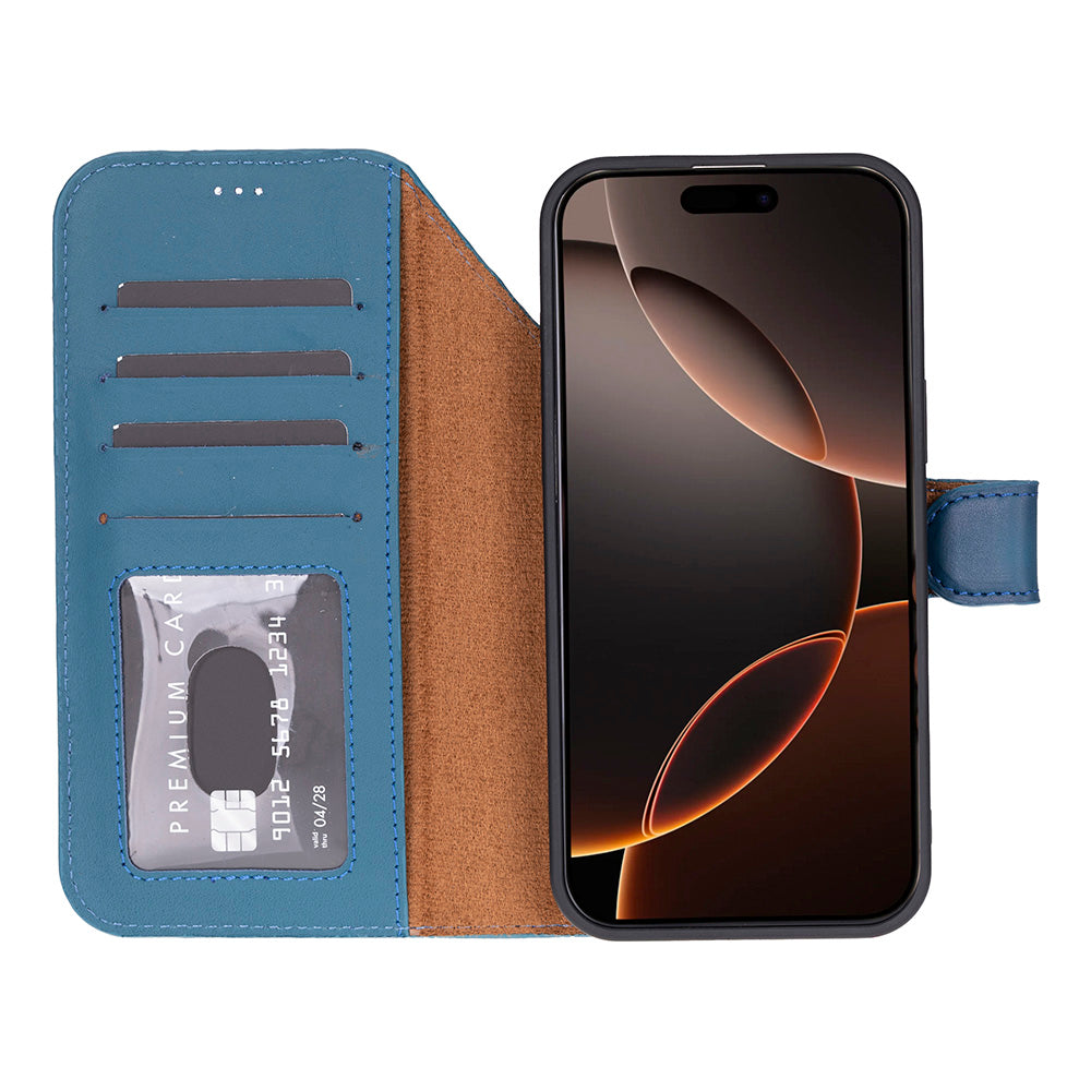 Magic iPhone 17 Pro Detachable Leather Wallet Case