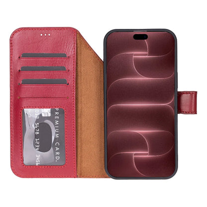 Magic iPhone 18 Pro Leather Detachable Wallet Case