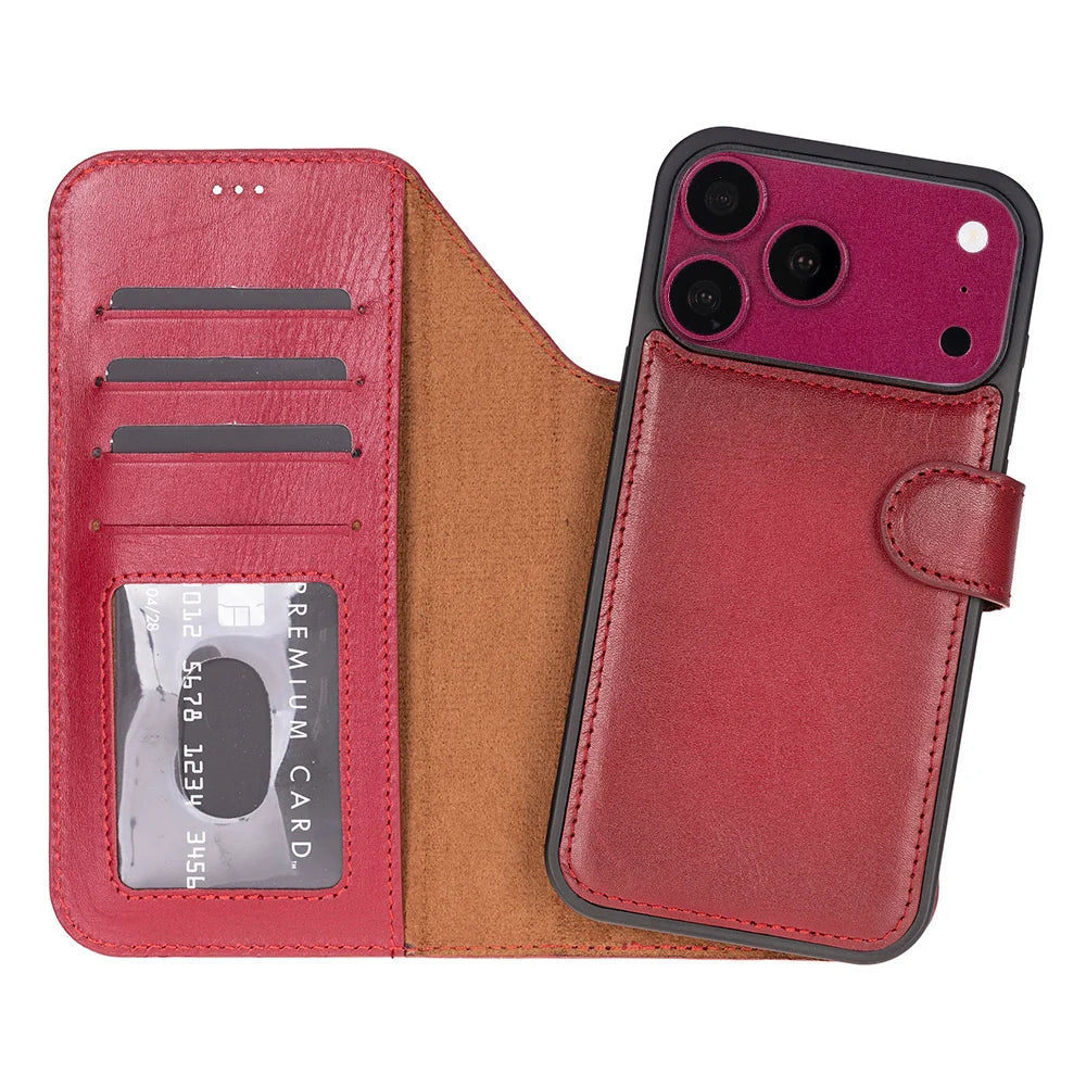 Magic iPhone 18 Pro Max Leather Detachable Wallet Case