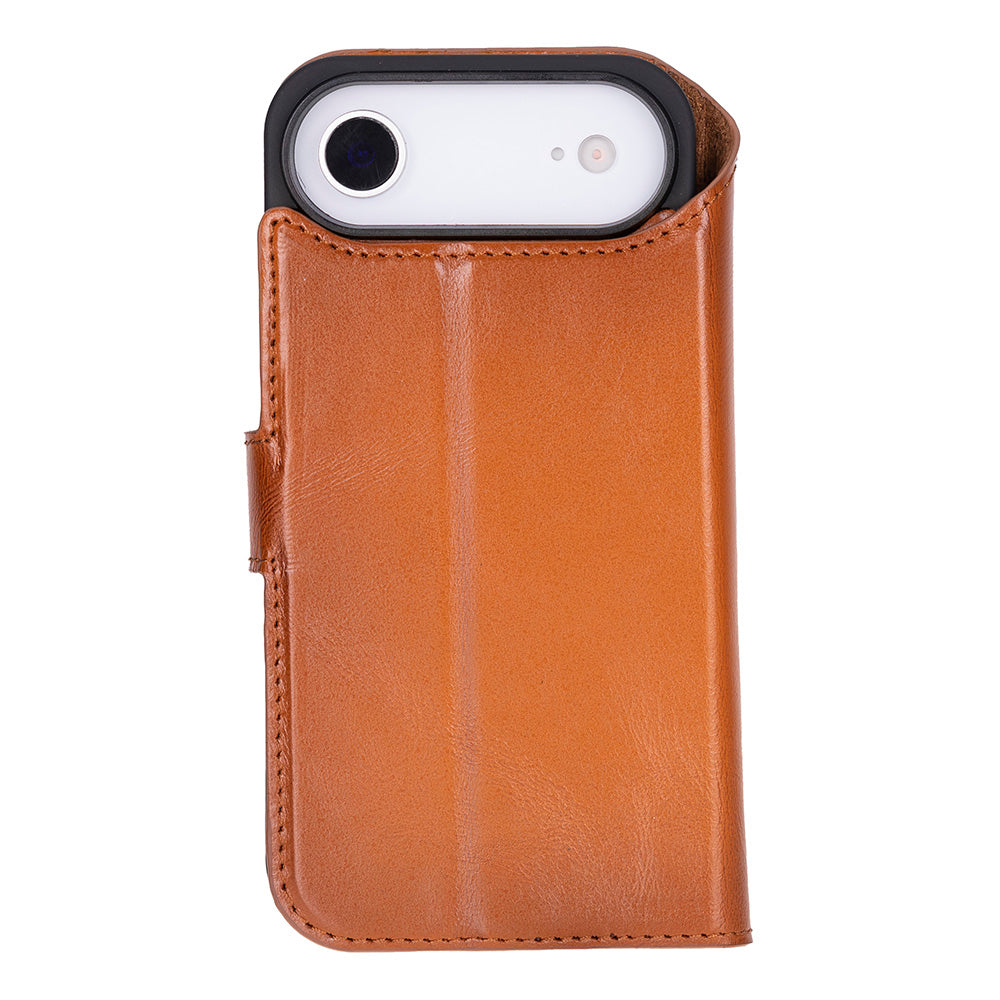 Magic iPhone 17 Air Detachable Leather Wallet Case