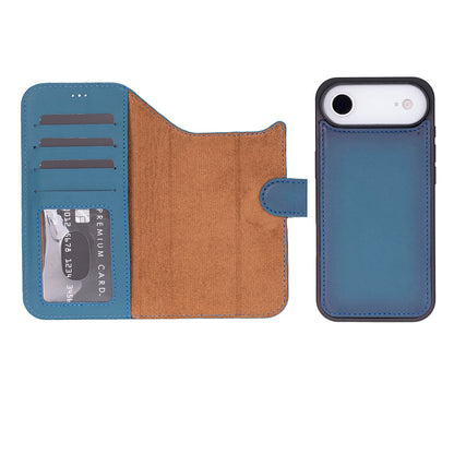 Magic iPhone 17 Air Leather Detachable Wallet Case
