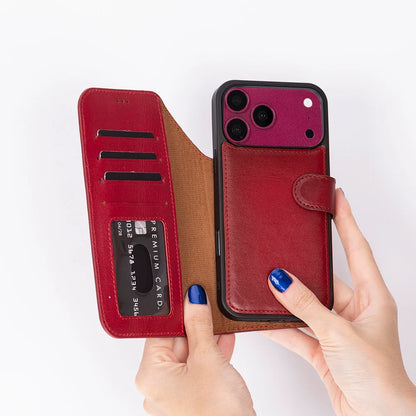 Magic iPhone 18 Pro Max Leather Detachable Wallet Case