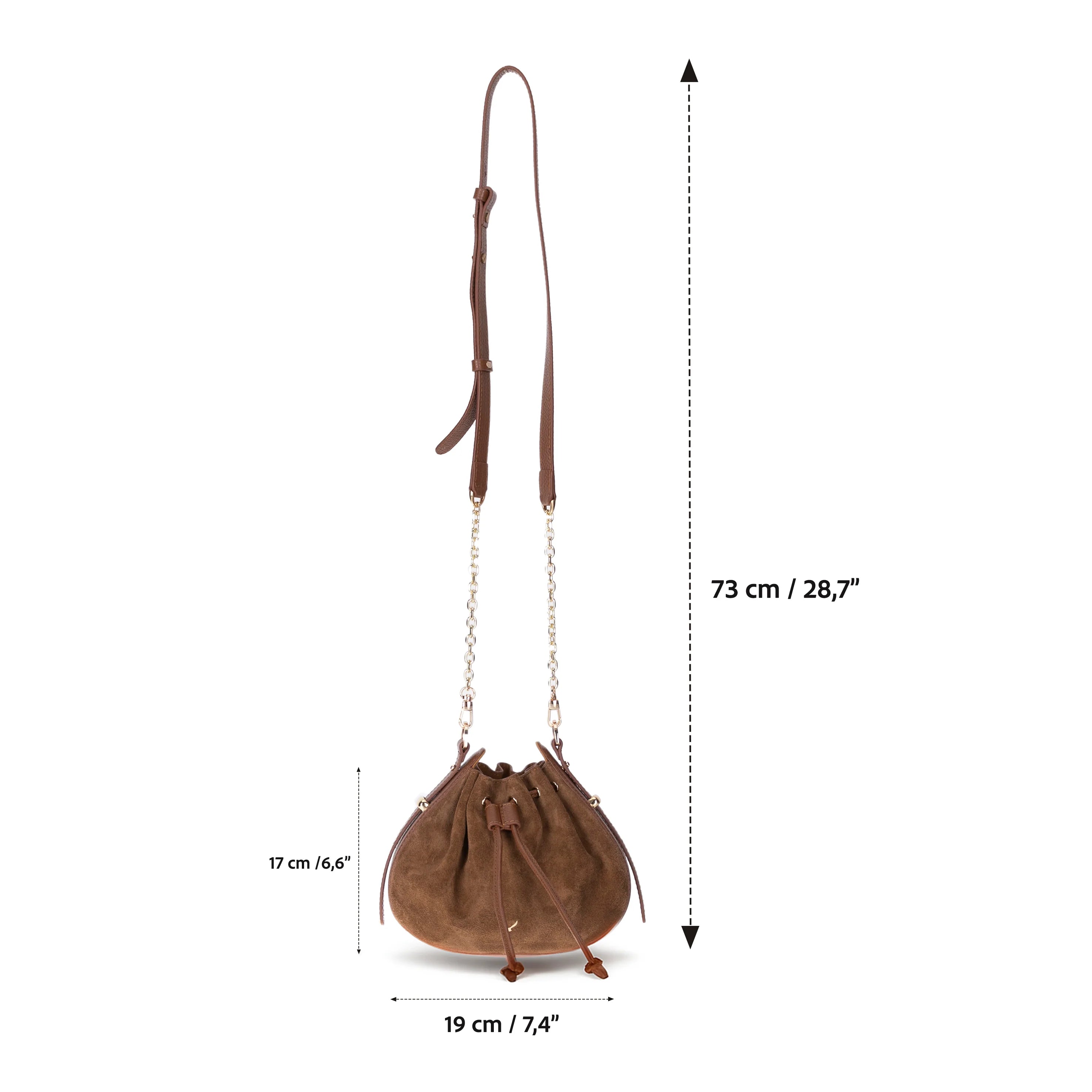 Valentina Suede Leather Women's Bag