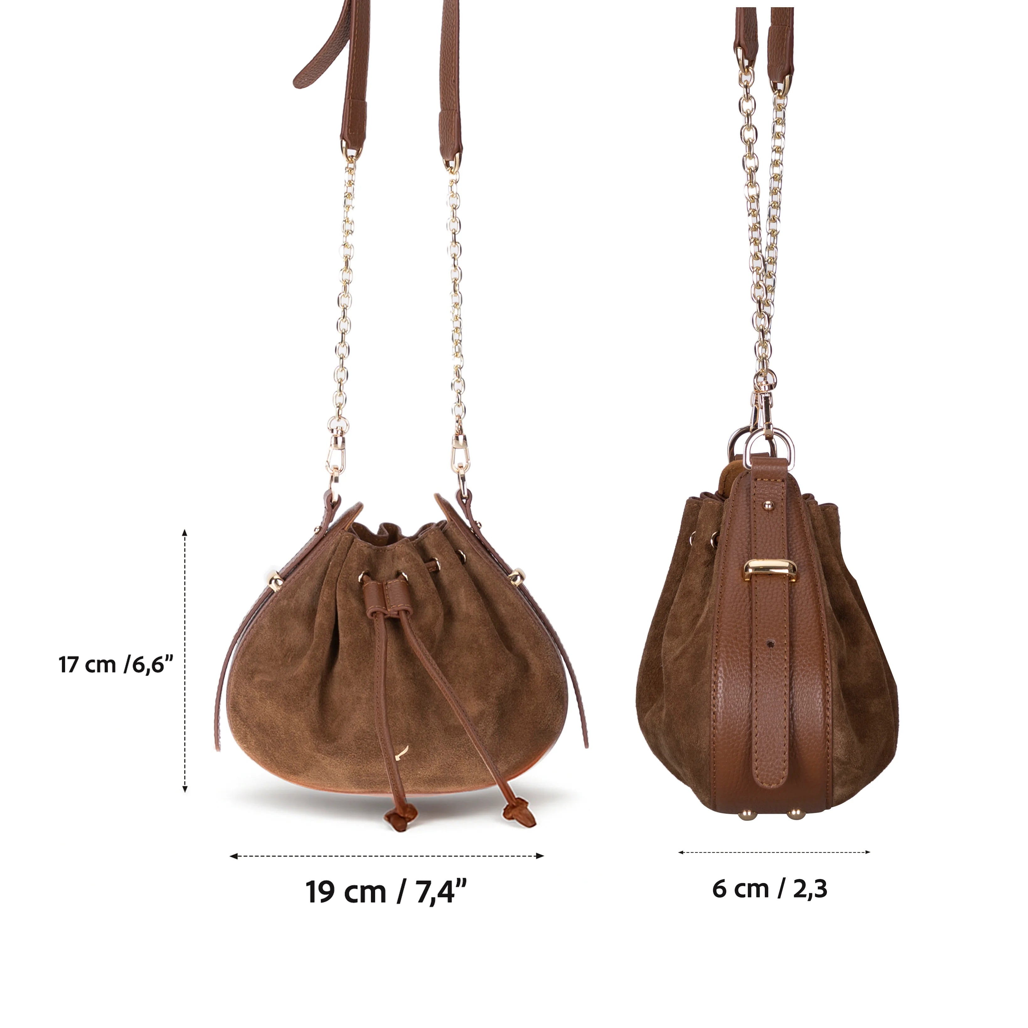 Valentina Suede Leather Women's Bag