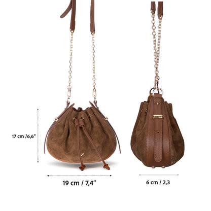 Valentina Suede Leather Women's Bag